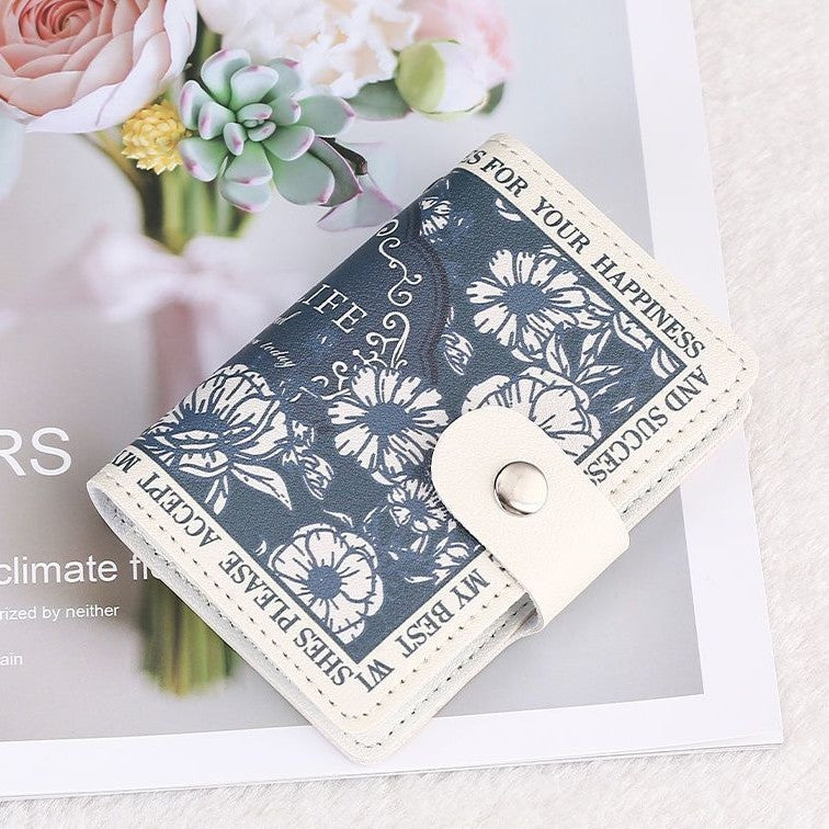 Elegant Rose Print Wallet Stornfield