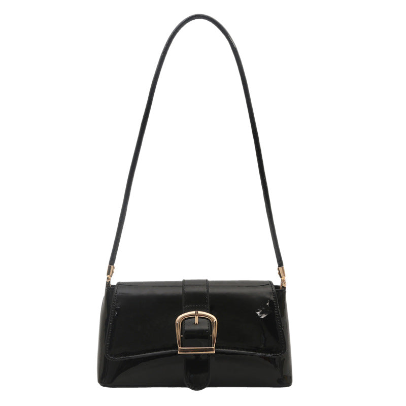 Elegant Mini Handbag with Buckle Detail