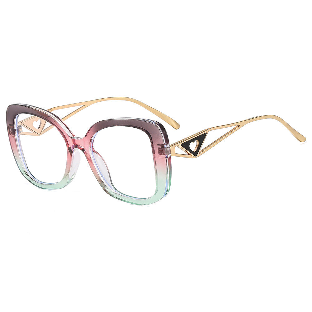 Ladies fashionable oversized sunglasses with luxurious heart detail Stornfield