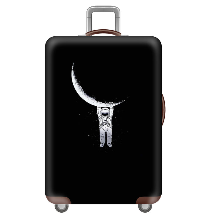 Unisex Hard Shell Luggage with Creative Astronaut Motto Stornfield