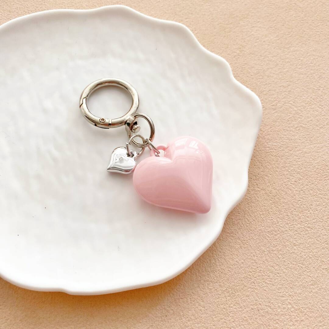 Heart-Shaped Charm Keychain Stornfield