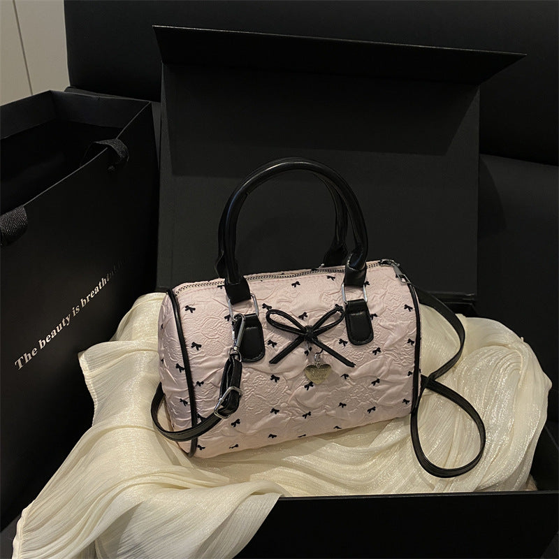Bow-Embellished Handbag