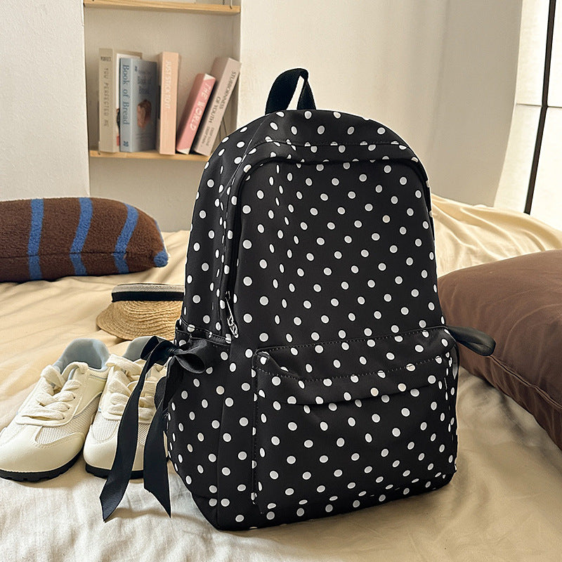 Fun Polka Dot Casual Backpack Stornfield