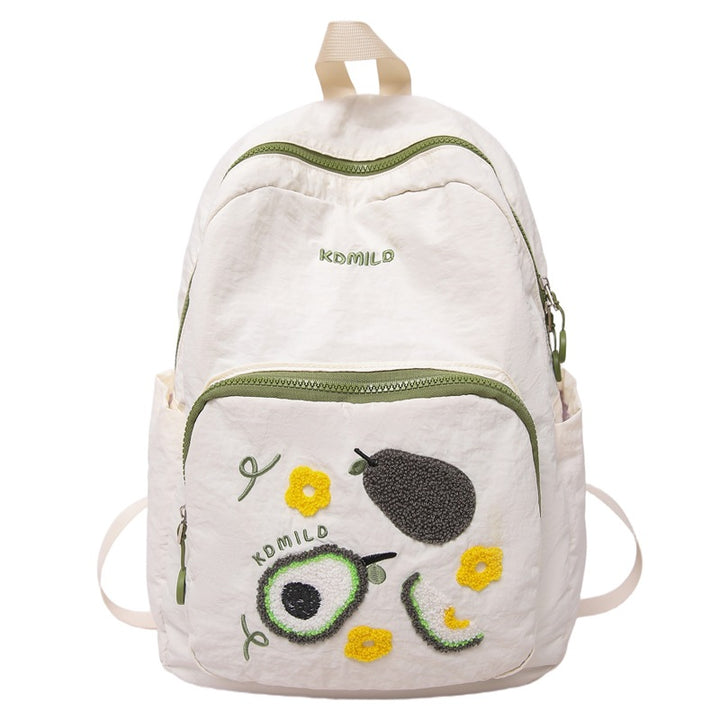 Casual Embroidered School Backpack Stornfield