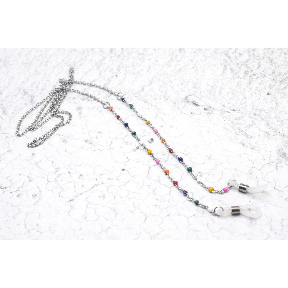 Vibrant Multi-Colored Beaded Eyewear Chain Stornfield