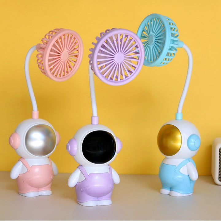 Unisex Fun Hand Fan in Astronaut Design Stornfield