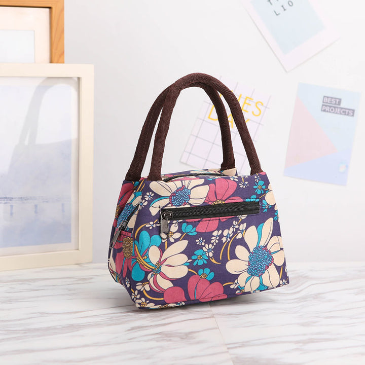 Floral Print Insulated Lunch Carrier Stornfield