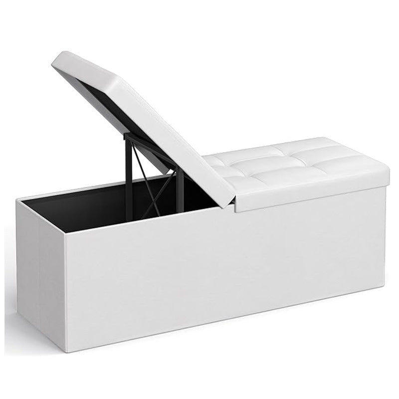 Versatile Upholstered Storage Stool Stornfield