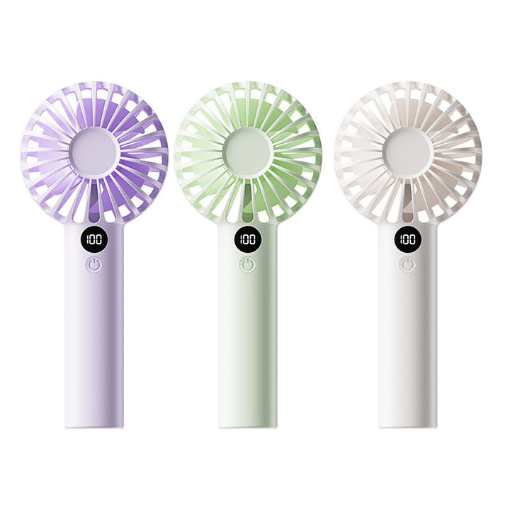 Ladies portable high-speed handheld fan with digital control Stornfield