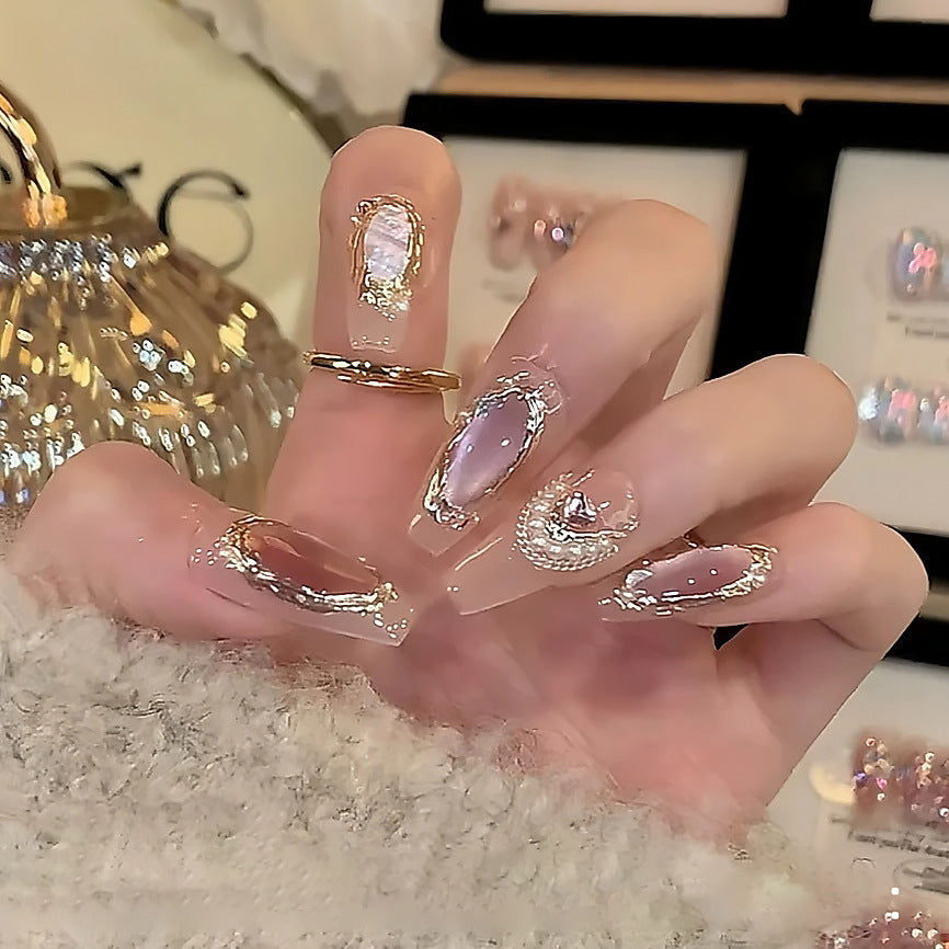 Elegant Decorative Press-On Nail Art Stornfield