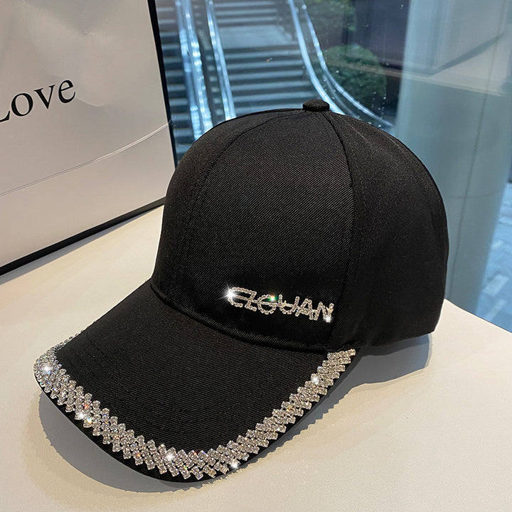 Women's Sparkling Rhinestone-Trimmed Baseball Cap Stornfield