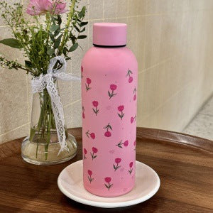Women's Insulated Drinking Bottle with Cheerful Animal Design Stornfield