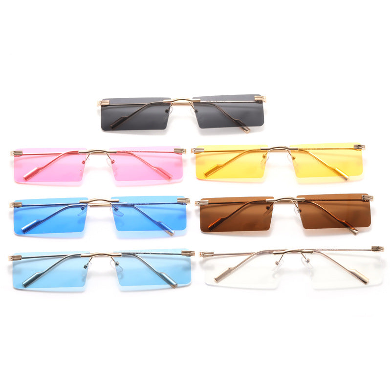 Women's Fashion Rectangular Sunglasses with Elegant Metal Frame Stornfield