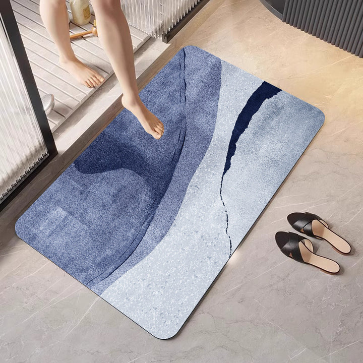 Floral Print Bath Mat Stornfield