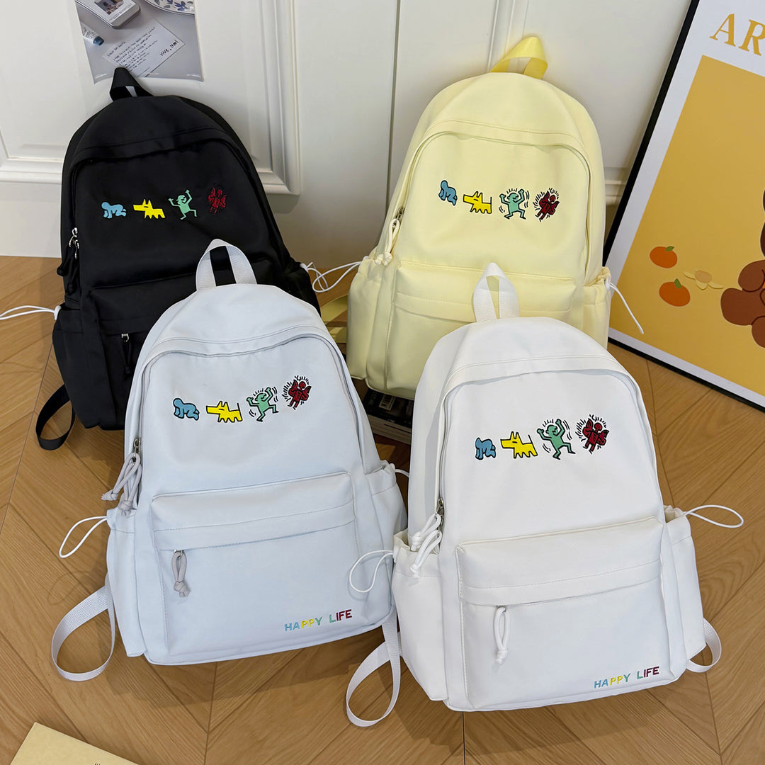 Artistic Embroidered Casual Backpack Stornfield