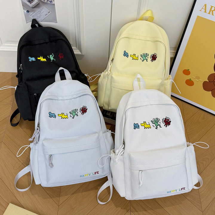 Artistic Embroidered Casual Backpack Stornfield