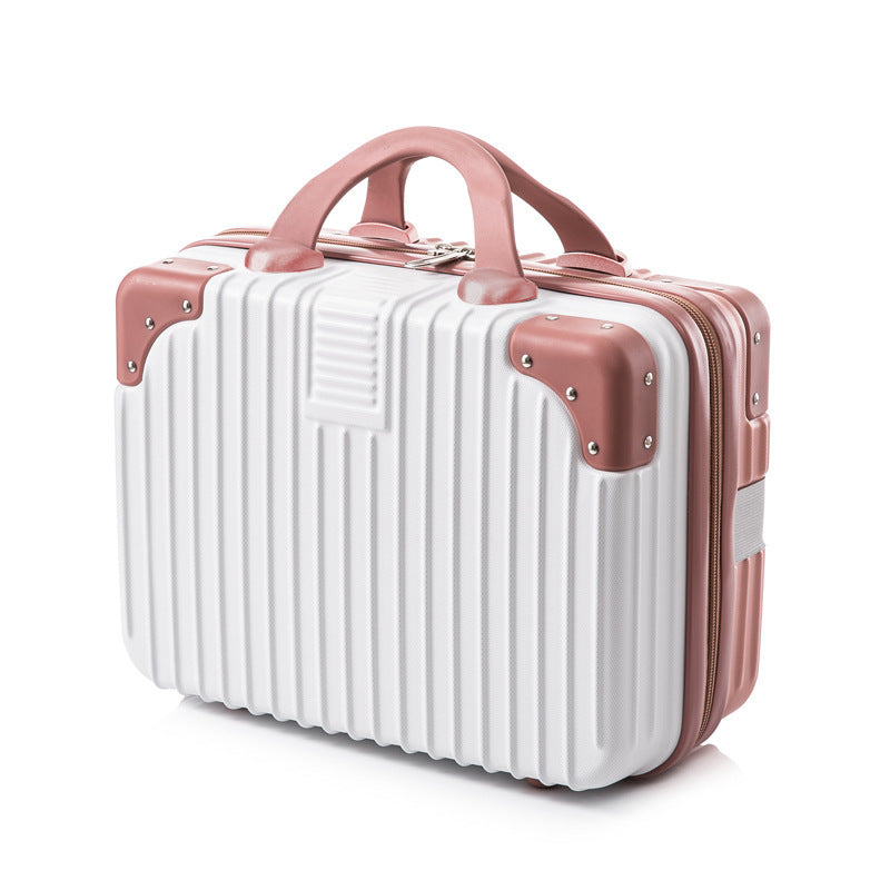hard-shell cosmetic travel case with double top handles and reinforced corner protectors Stornfield