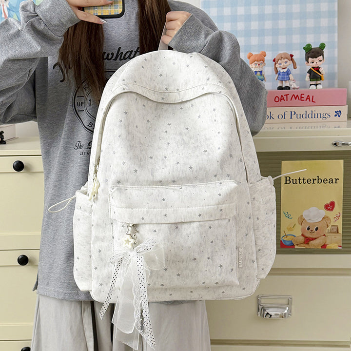 Star-Embellished Multi-Compartment Backpack Stornfield