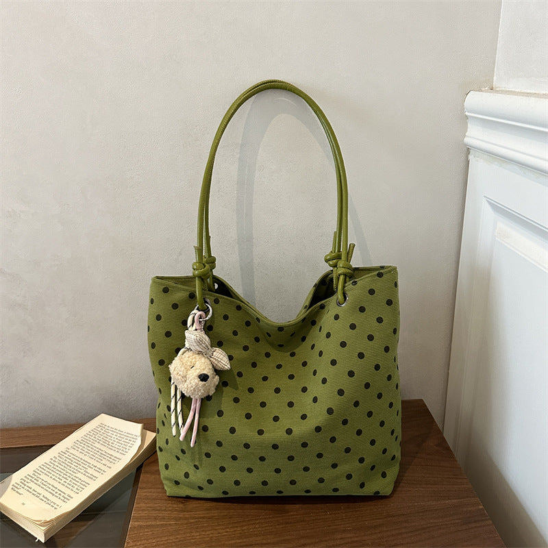 Charming Polka Dot Tote Bag