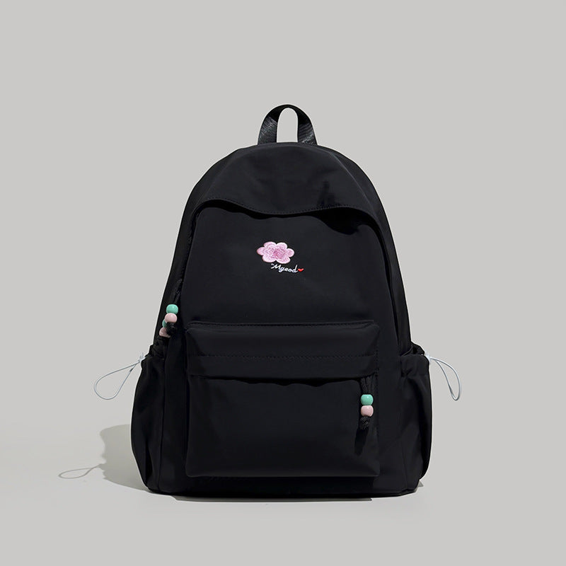 Elegant Floral Embellished Backpack Stornfield