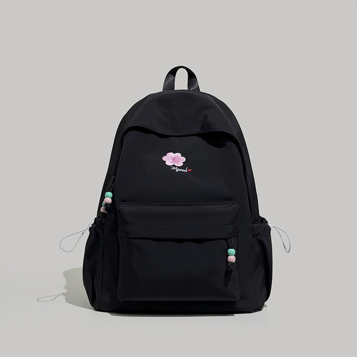 Elegant Floral Embellished Backpack Stornfield