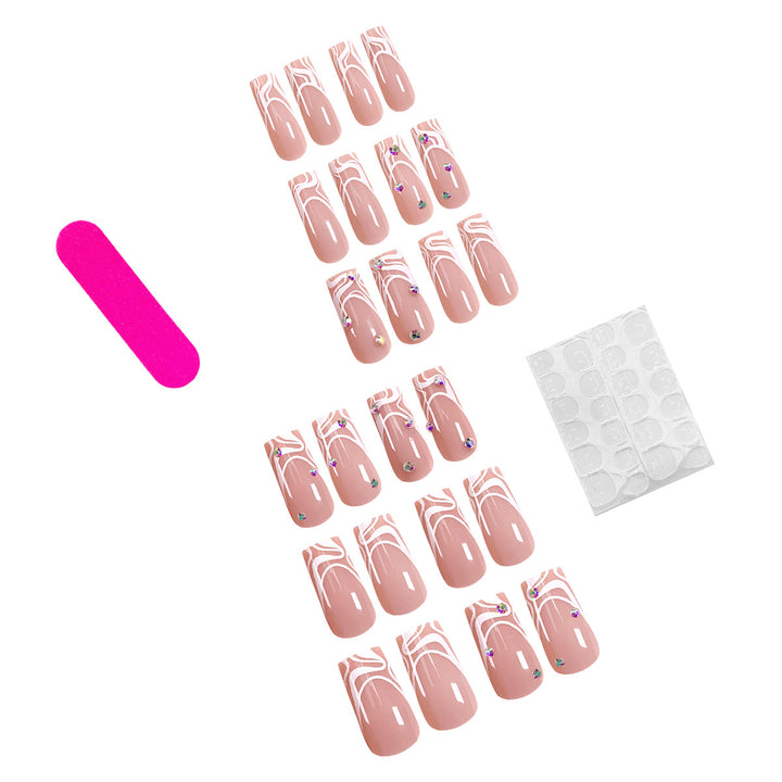 Artistic nails with elegant design Stornfield