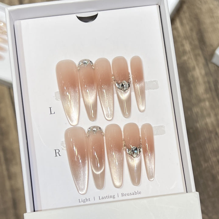 Reusable Press-On Nail Art Set Stornfield