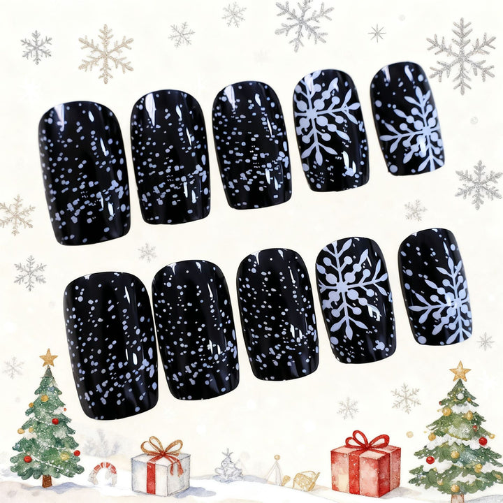 Festive Winter Nail Art Stornfield