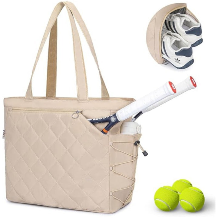 Quilted Tennis Gear Tote Stornfield