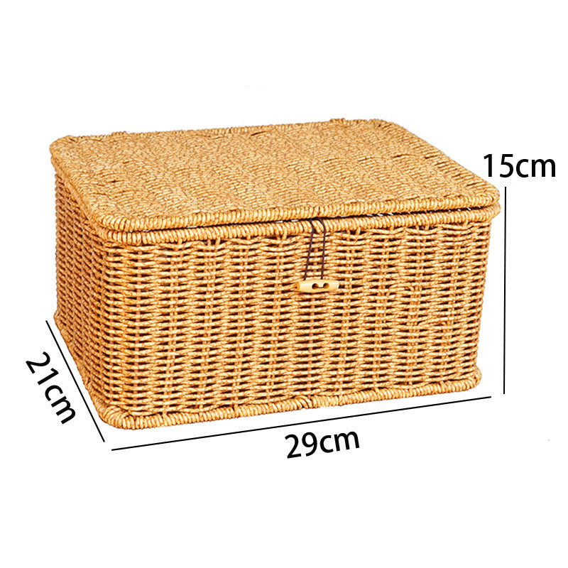 Handcrafted Wicker Storage Chest Stornfield