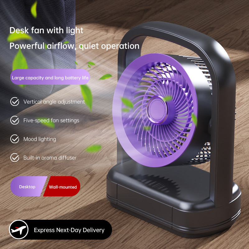 Unisex Portable Rechargeable Desk Fan Stornfield