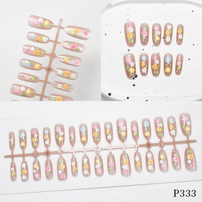 Floral Fantasy Press-On Nail Kit Stornfield