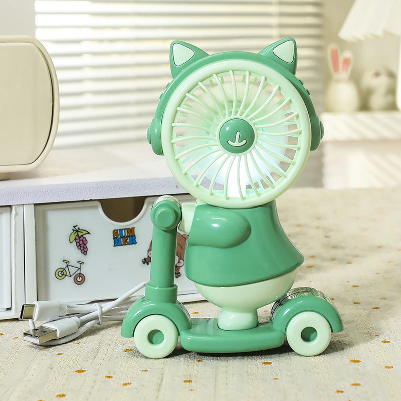Women Funny Hand Fan in Animal Design Stornfield