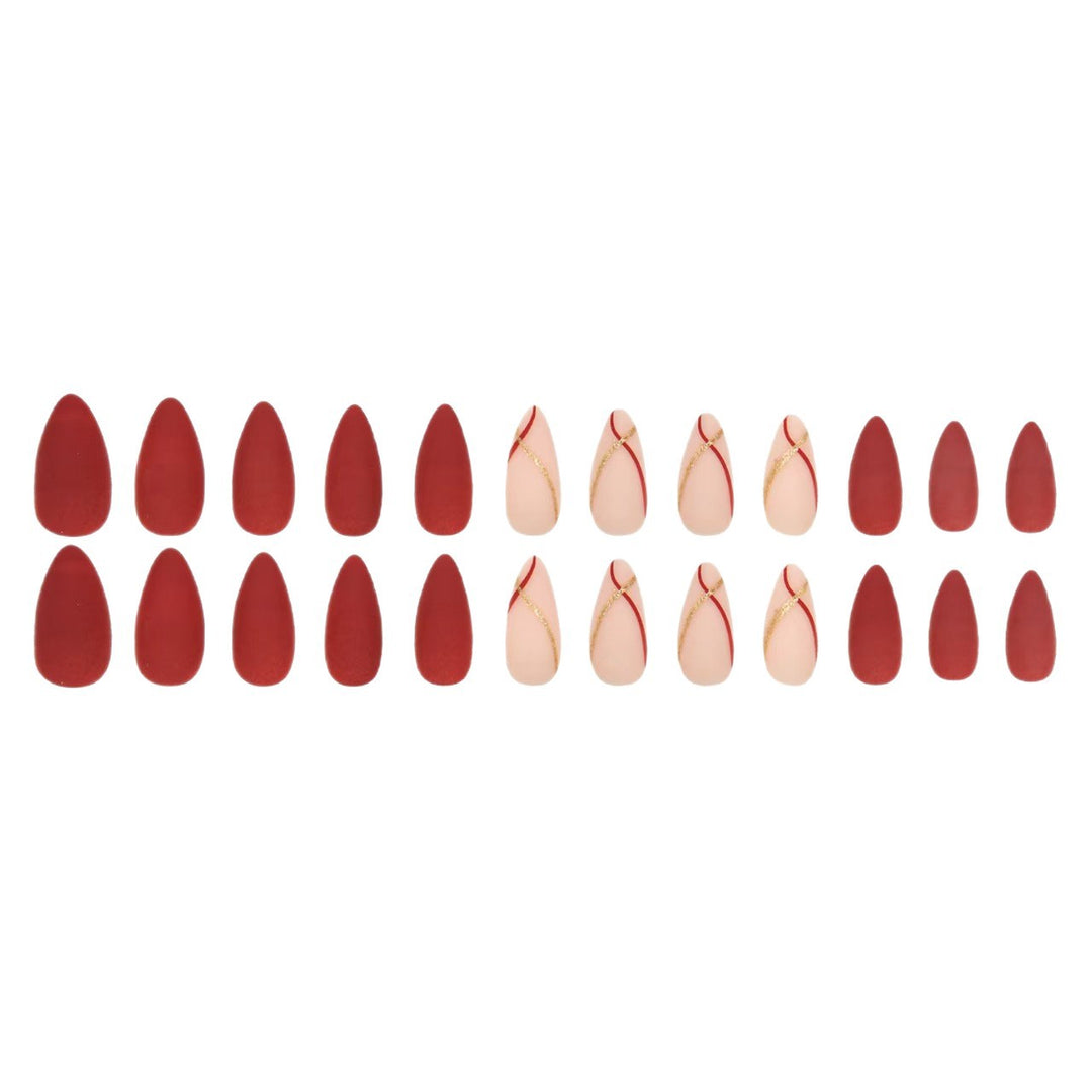 Elegant Stiletto Press-On Nail Set Stornfield