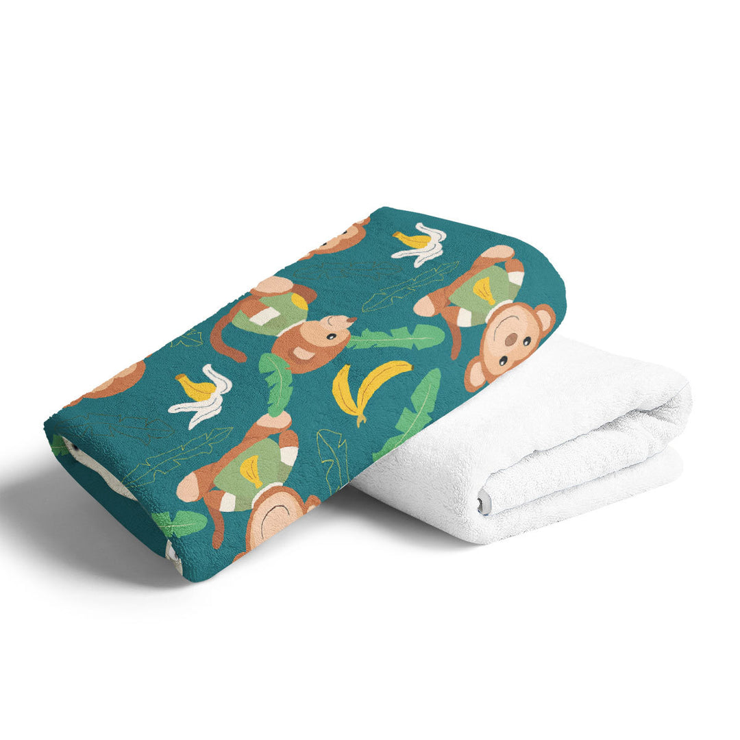 Artistic Gorilla Print Bath Towel Stornfield
