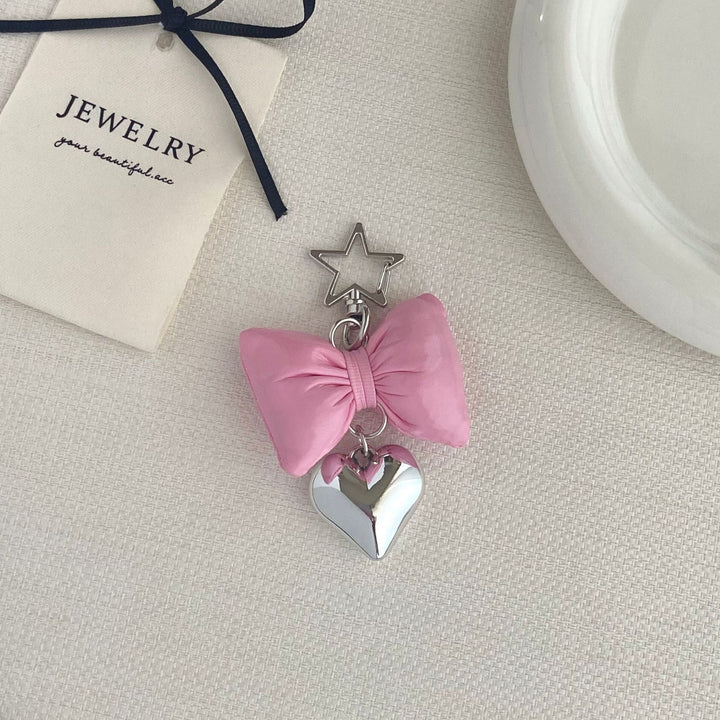 Bow-Shaped Charm Keychain Stornfield