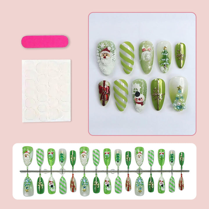 festive artificial nails Stornfield