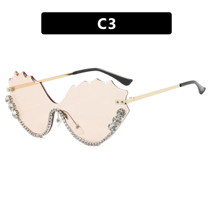 Women's extravagant sunglasses with sparkling accent and unique design Stornfield