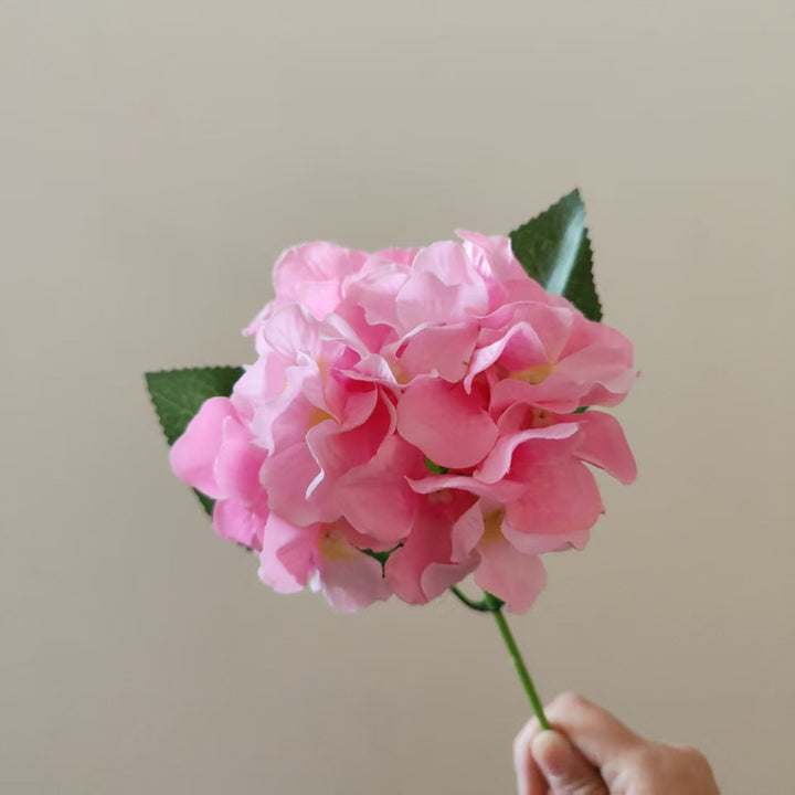 Elegant Faux Hydrangea Stem