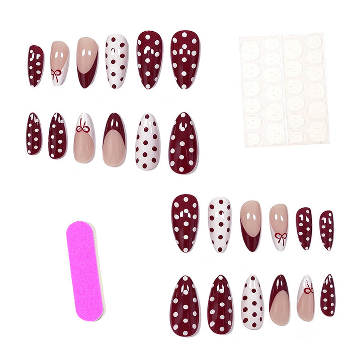 Elegant Almond Cupcake Nail Design Stornfield