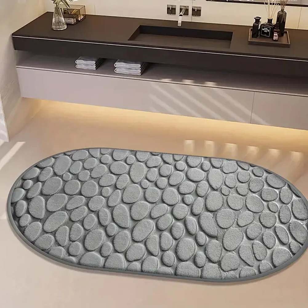 Soft Pebble Textured Bath Mat