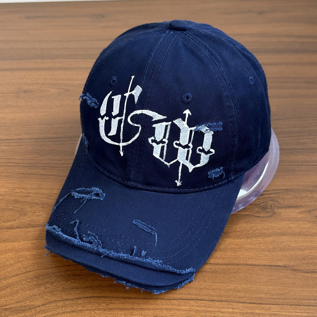 Men's Distressed Graphic Embroidered Cap Stornfield