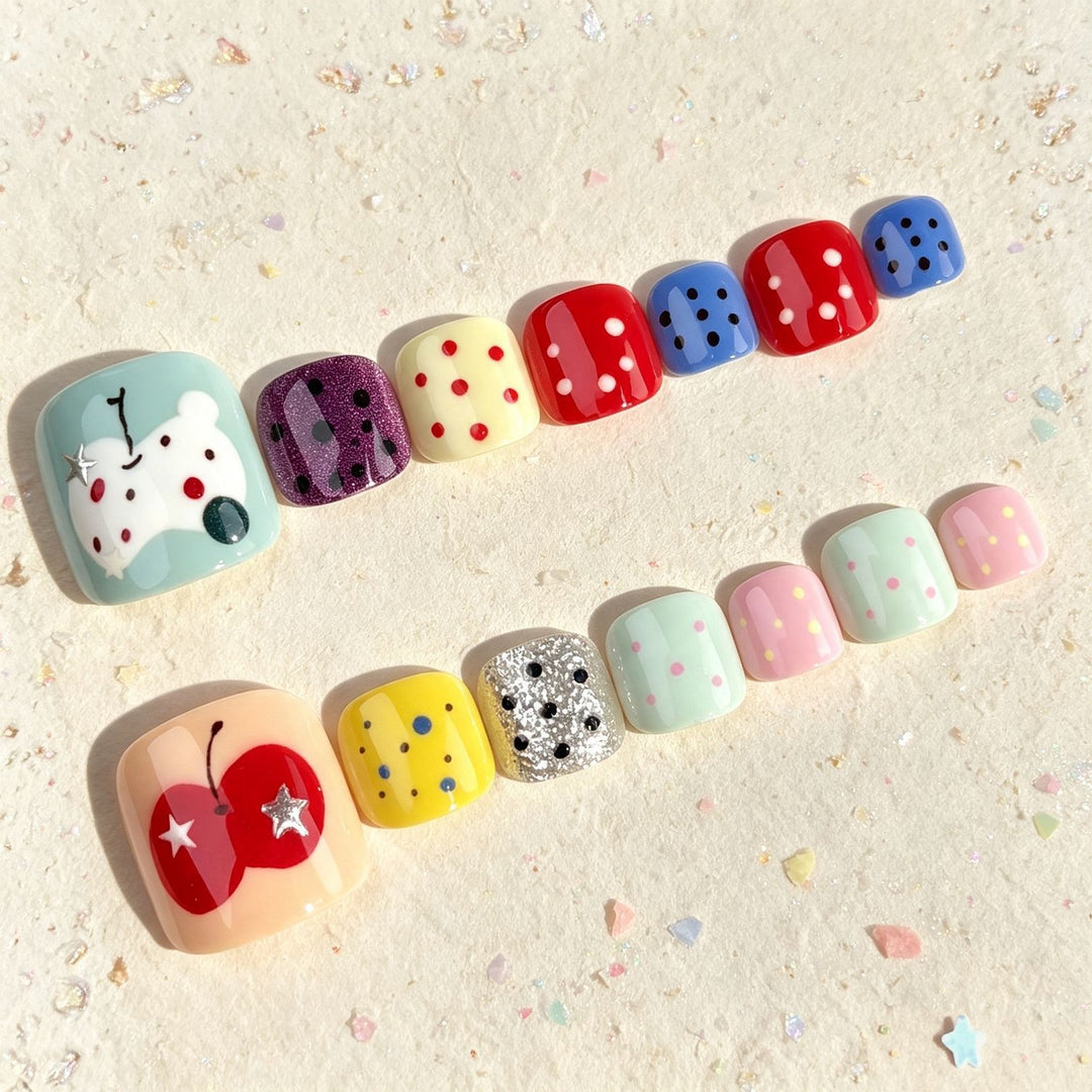 Decorative Nail Art Press-On Set 1790745418