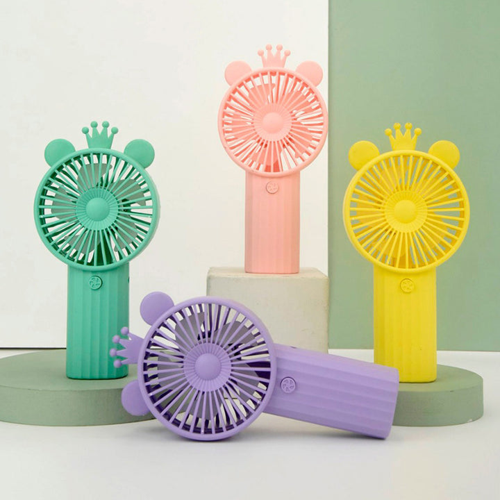 Ladies Portable Handheld Fan with Creative Flower Design Stornfield