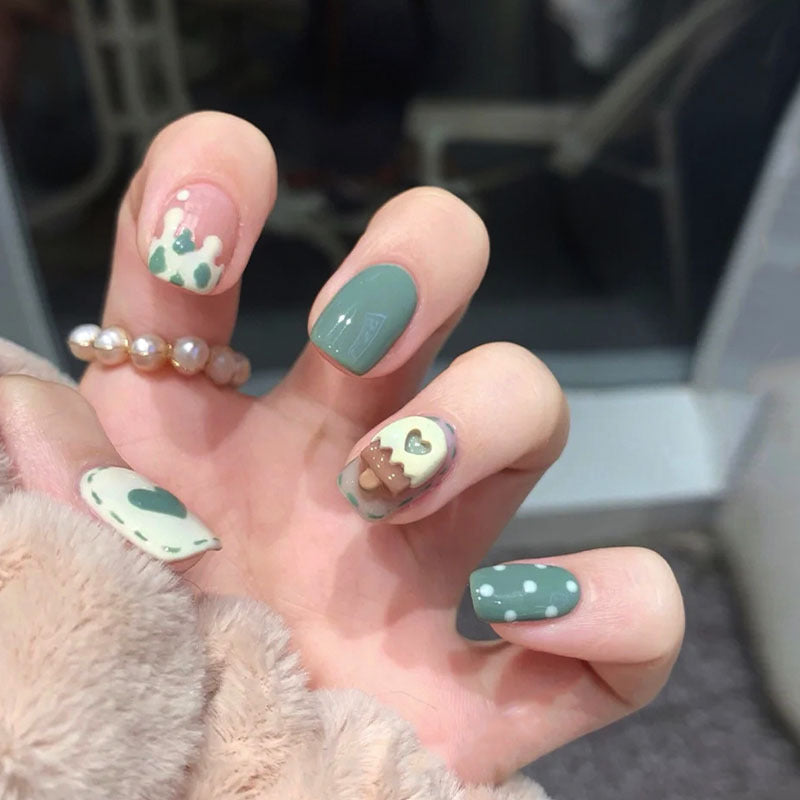 Nail set with intricate design Stornfield