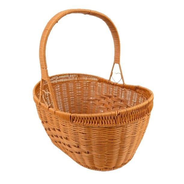 Ladies Handmade Rattan Shopping Basket Stornfield