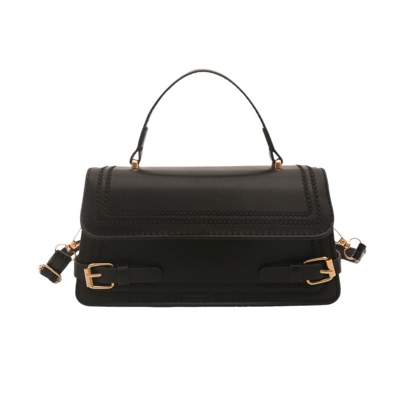 Elegant Structured Handheld Satchel