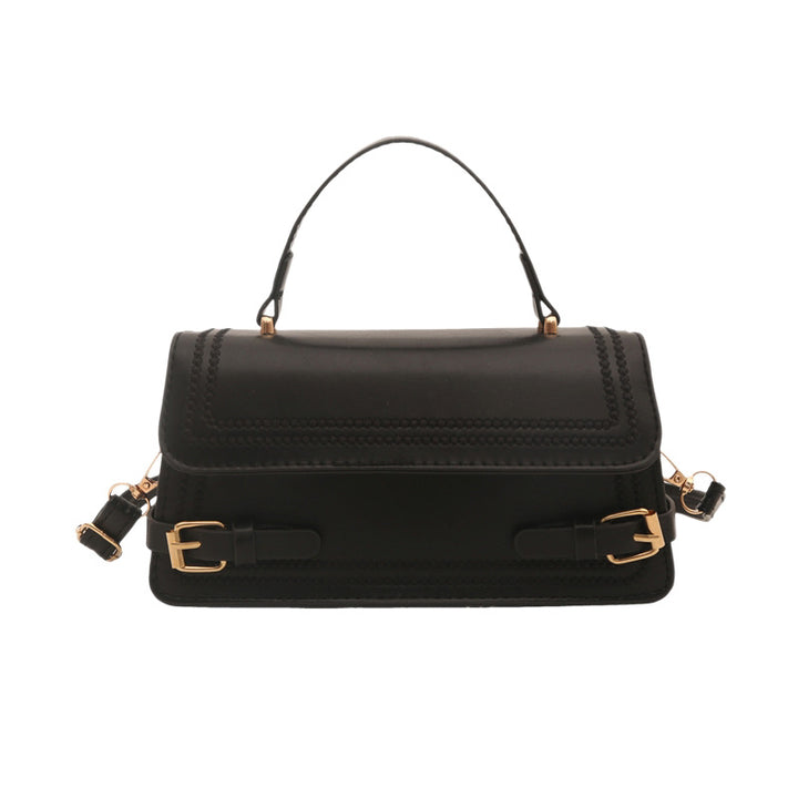 Elegant Structured Handheld Satchel