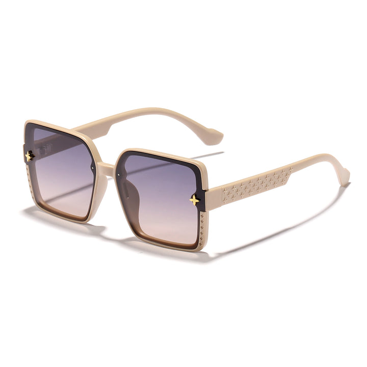 Women's fashionable square sunglasses with embellished frame Stornfield