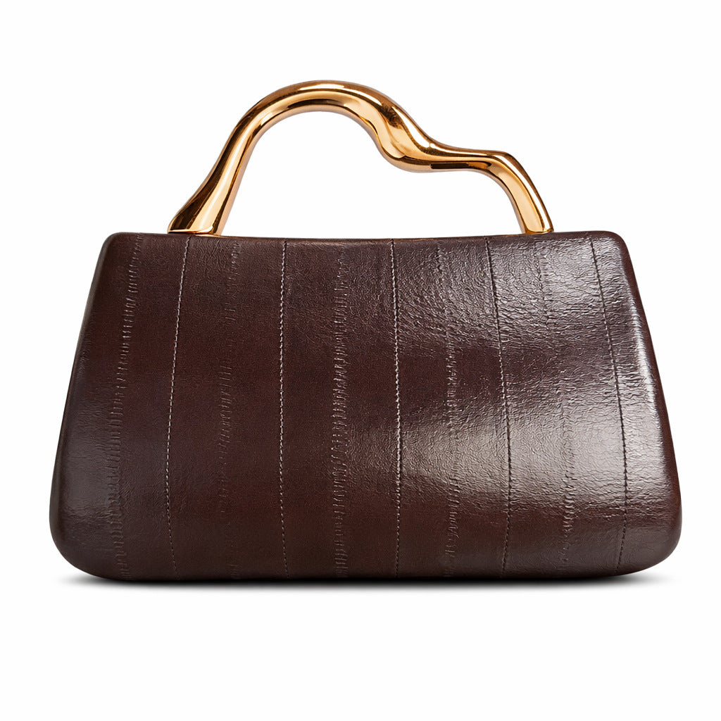 Structured Leather Handbag